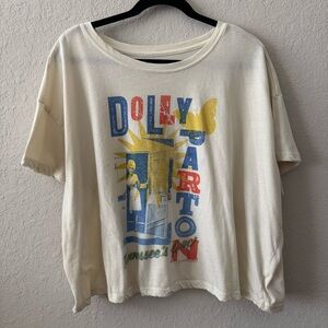 Dolly Parton Vintage Style Graphic Crop Top T-shirt